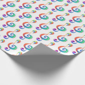 Papier Cadeau Clé arc-en-ciel (Coin)