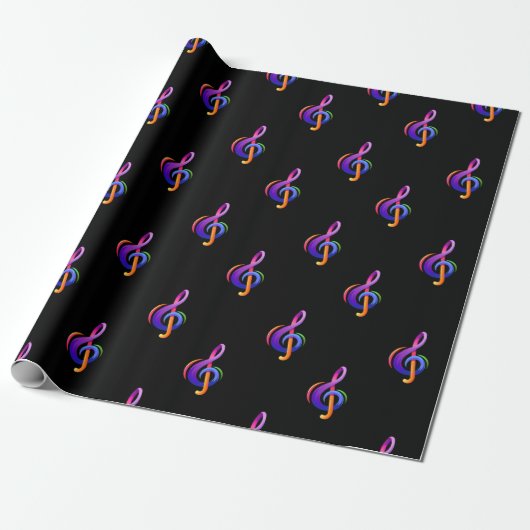 Papier Cadeau Clé de table (Déroulé)