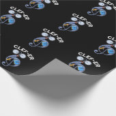 Papier Cadeau Clef er Funny Music Pun Dark BG (Coin)