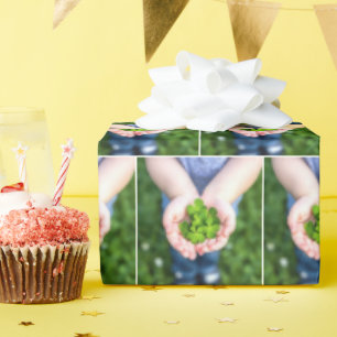 Papier Cadeau Clés à quatre feuilles Lucky petites mains