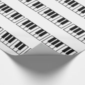 Papier Cadeau Clés simples de piano (Coin)