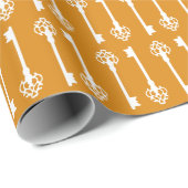 Papier Cadeau Clés victoriennes Marigold (Coin rond)