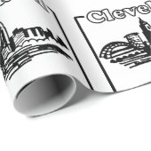 Papier Cadeau Cleveland (Coin rond)