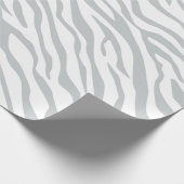 Papier Cadeau Clic magique de rayures de zèbre pour customiser (Coin)