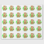 Papier Cadeau Clipart de taupe (Plat)