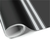 Papier Cadeau Cliquez sur Personnaliser pour modifier Gris en co (Coin rond)