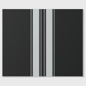 Papier Cadeau Cliquez sur Personnaliser pour modifier Gris en co (Plat)