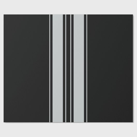 Papier Cadeau Cliquez sur Personnaliser pour modifier Gris en co (Plat)