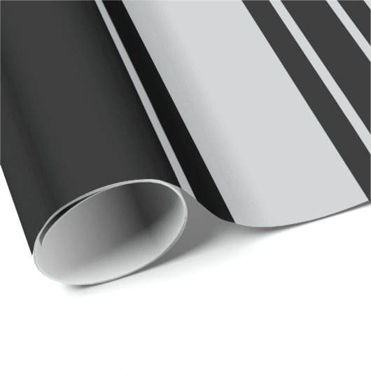 Papier Cadeau Cliquez sur Personnaliser pour modifier Gris en co (Coin rond)