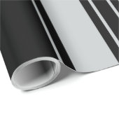 Papier Cadeau Cliquez sur Personnaliser pour modifier Gris en co (Coin rond)