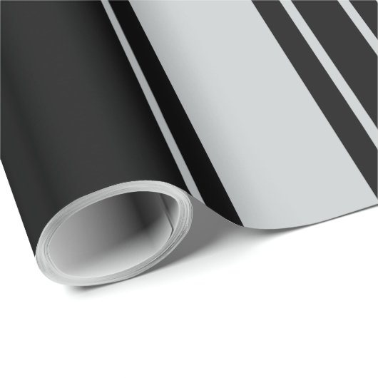 Papier Cadeau Cliquez sur Personnaliser pour modifier Gris en co (Coin rond)