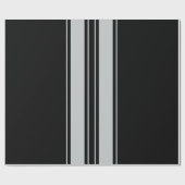 Papier Cadeau Cliquez sur Personnaliser pour modifier Gris en co (Plat)