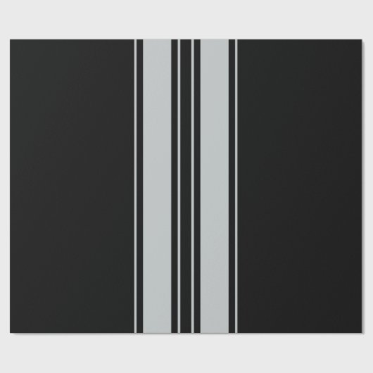 Papier Cadeau Cliquez sur Personnaliser pour modifier Gris en co (Plat)