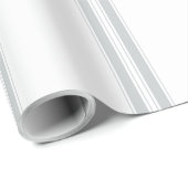 Papier Cadeau Cliquez sur Personnaliser pour modifier Gris en co (Coin rond)