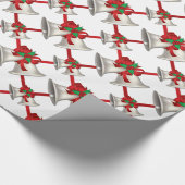 Papier Cadeau Cloches argentées (Coin)