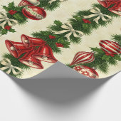 Papier Cadeau Cloches et billes rétro (Coin)