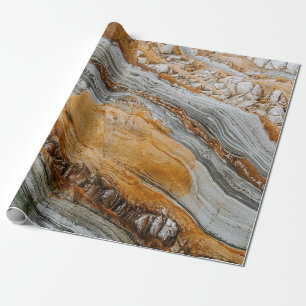 Papier Cadeau Close-up photography of gray and orange stones