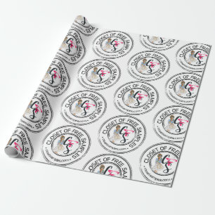 Papier Cadeau Closet of Free Samples Wrapper Paper