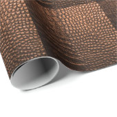 Papier Cadeau Closeup : crocodile texture cuir. (Coin rond)