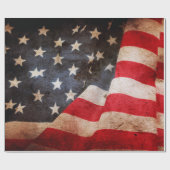 Papier Cadeau Closeuse de grunge Amérique flagamerica, américain (Plat)