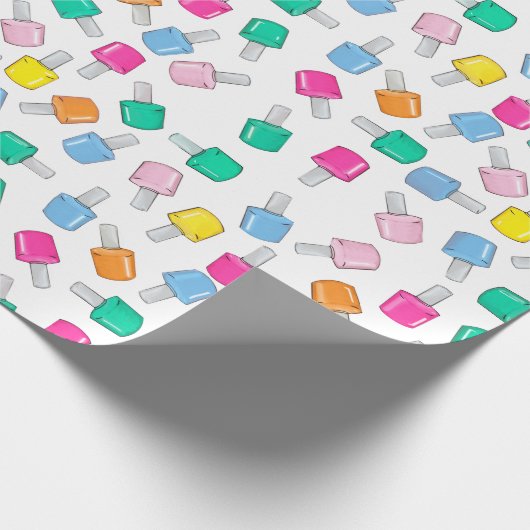 Papier Cadeau Clou Parti Spa polonais Manucure Beauté Anniversai (Coin)