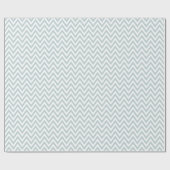 Papier Cadeau Cloud bleu et blanc Chevron (Plat)