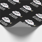 Papier Cadeau Cloud Burn Funny Cloud Fart Pun Dark BG (Coin)