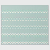 Papier Cadeau Clouds Pois Green Stripe (Plat)