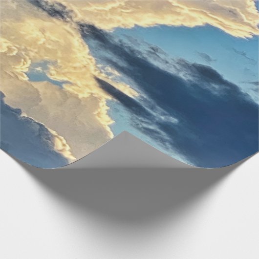 PAPIER CADEAU CLOUDY SKY (Coin)