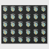 Papier Cadeau Cloué Il Amusant Marteau Clou Clouet Dark BG (Plat)