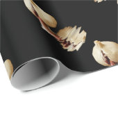 Papier Cadeau Clous de girofle d'ail d'ail (Coin rond)