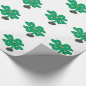 Papier Cadeau Clover vert shamrock (Coin)