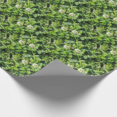 Papier Cadeau Clovers et fleurs (Coin)