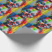 Papier Cadeau Clown Abstrait (Coin)