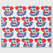 Papier Cadeau Clown de cirque (Plat)