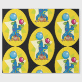 Papier Cadeau Clown sur sa tête (Plat)