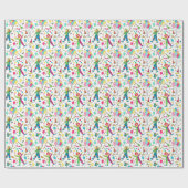 Papier Cadeau Clowns de Purim Jewish Holiday (Plat)