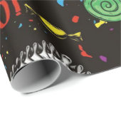 Papier Cadeau Clowns Et Bonbons Maux (Coin rond)