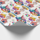 Papier Cadeau Clowns Joyeux  (Coin)