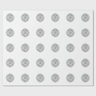 Papier Cadeau Club de voyage Licorne Création originale Zazzle_1