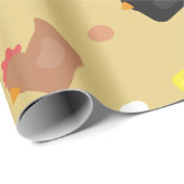 Papier Cadeau Cluck Cluck (Coin rond)