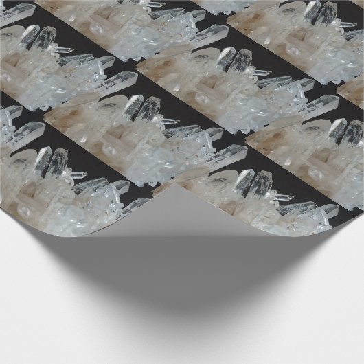 Papier Cadeau Cluster Crystal Energy Quartz (Coin)