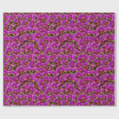 Papier Cadeau Clusters radiants : La Symphonie Magenta Orchid, (Plat)