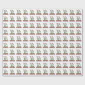 Papier Cadeau Coach Cross Country XC - Noël (Plat)