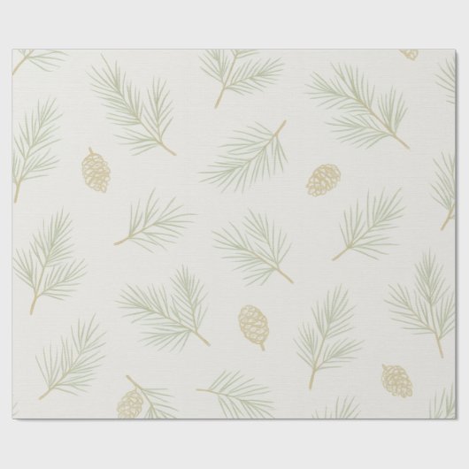 Papier Cadeau Coastal Pines (Plat)