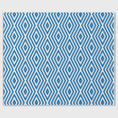 Papier Cadeau Cobalt Blue Moods Diamond Chevrons (Plat)