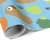 Papier Cadeau Cobayes et leurs festins (Coin rond)