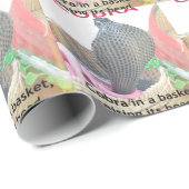 Papier Cadeau Cobra dans le panier Imprimer (Coin rond)