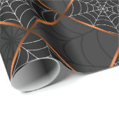 Papier Cadeau Cobweb Checkerboard (Coin rond)