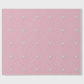 Papier Cadeau Cobwebs et araignées blanches (Plat)